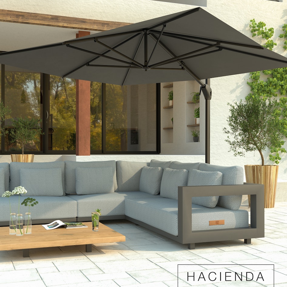 Hacienda parasol luxury garden furniture design outdoorfurniture