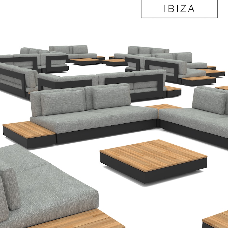 Ibiza modular lounge many sets loungeset luxury garden furniture design outdoorfurniture