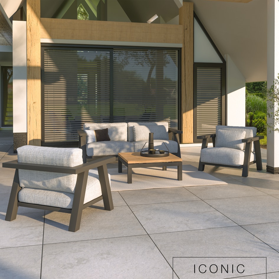 Iconic lounge set loungeset luxury garden furniture design outdoorfurniture