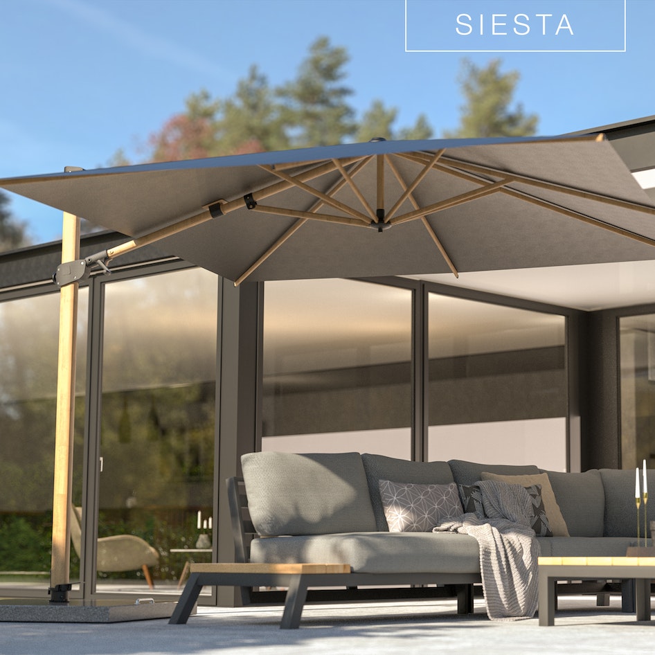 Siesta parasol premium luxury garden furniture design outdoorfurniture
